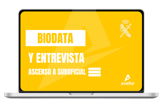 Biodata y Entrevista Ascenso a Suboficial Guardia Civil - AVEFOR