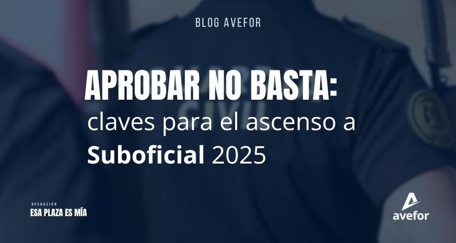 Imagen del post Claves para el ascenso a Suboficial de la Guardia Civil en el blog de AVEFOR
