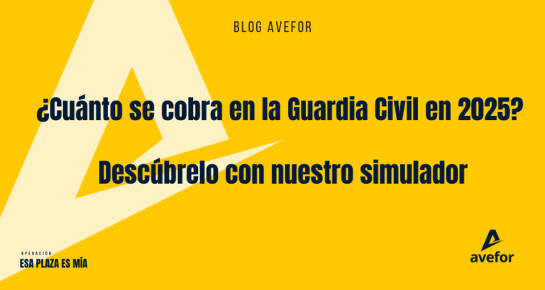 ¿Cuánto se cobra en la Guardia Civil en 2025? Descúbrelo con el simulador de AVEFOR