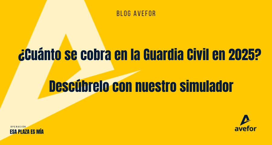 ¿Cuánto se cobra en la Guardia Civil en 2025? Descúbrelo con el simulador de AVEFOR
