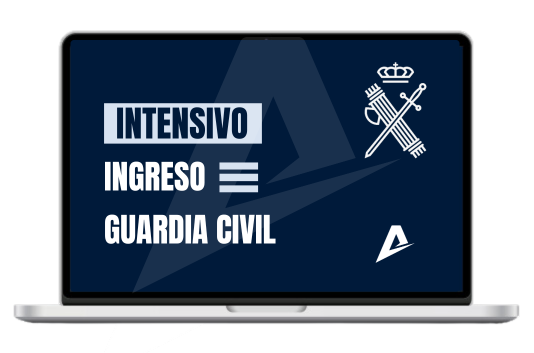 Carátula del curso intensivo de ingreso a la Guardia Civil de AVEFOR