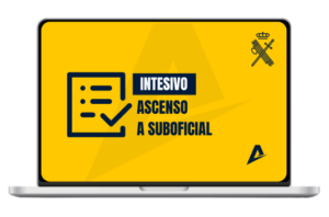 Carátula del Curso Intensivo de Ascenso a Suboficial de la Guardia Civil de AVEFOR