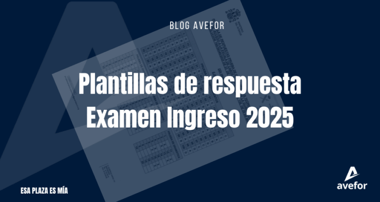 Plantillas de respuesta examen Guardia Civil 2025