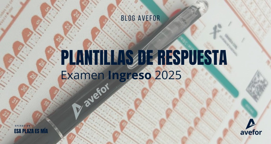 Imagen del post Plantillas de respuesta examen Guardia Civil 2025 del blog de AVEFOR