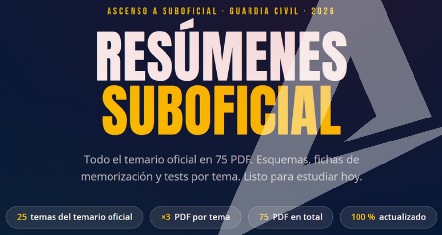 Fotomontaje para el producto Resúmenes Temario Suboficial AVEFOR