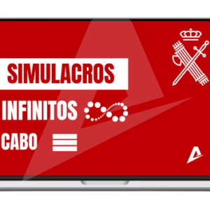 Cartel del curso de Simulacros infinitos para el ascenso a Cabo de AVEFOR