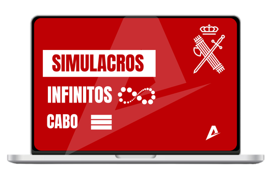 Cartel del curso de Simulacros infinitos para el ascenso a Cabo de AVEFOR