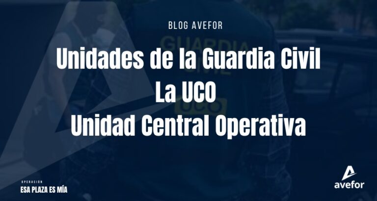 Unidades de la Guardia Civil La UCO (Unidad Central Operativa)