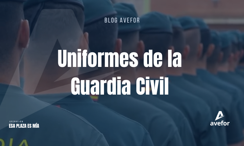 Portada del post del blog de AVEFOr sobre los uniformes de la Guardia Civil